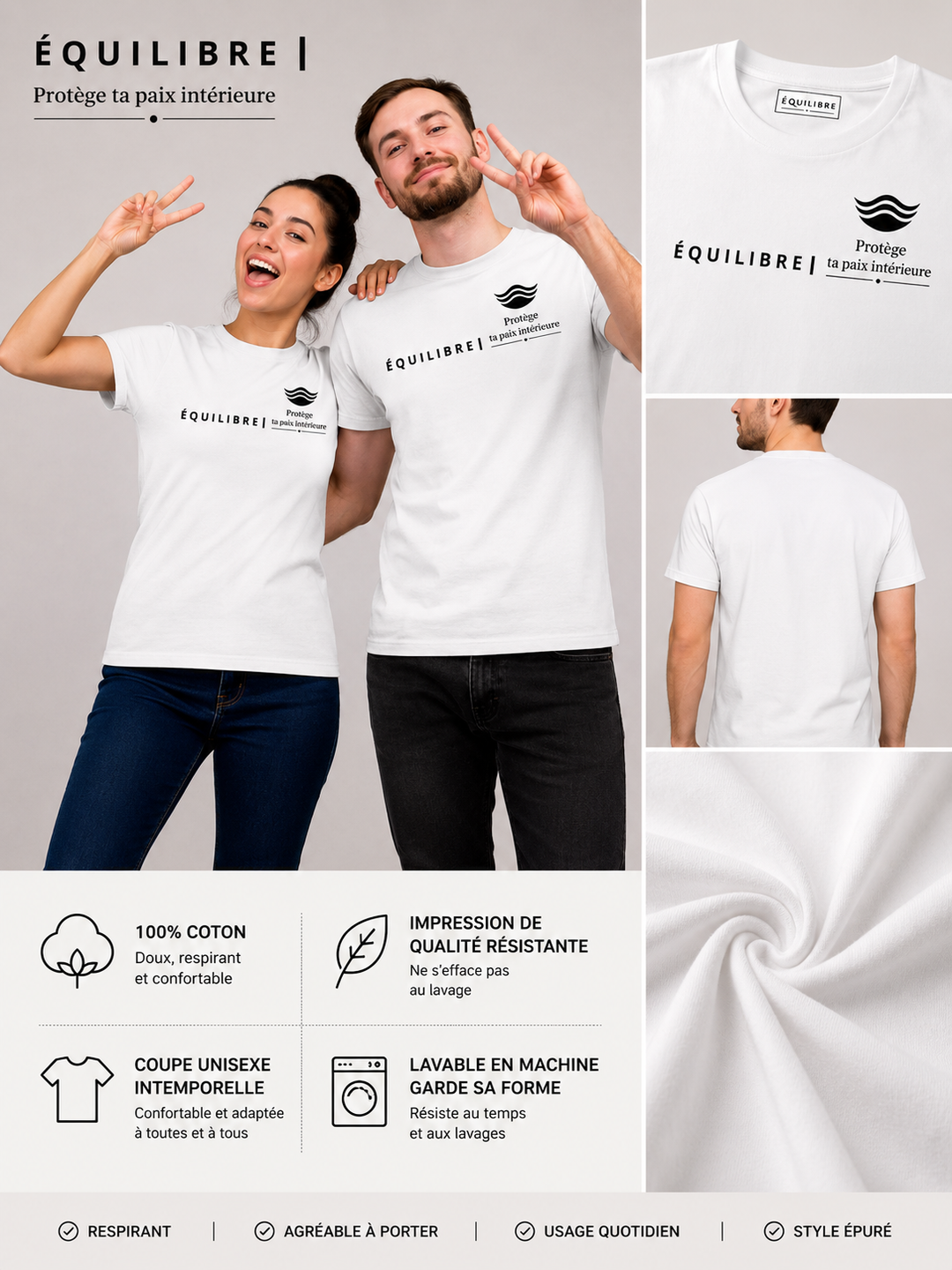 T-Shirt | ÉQUILIBRE | Protect Your Inner Peace
