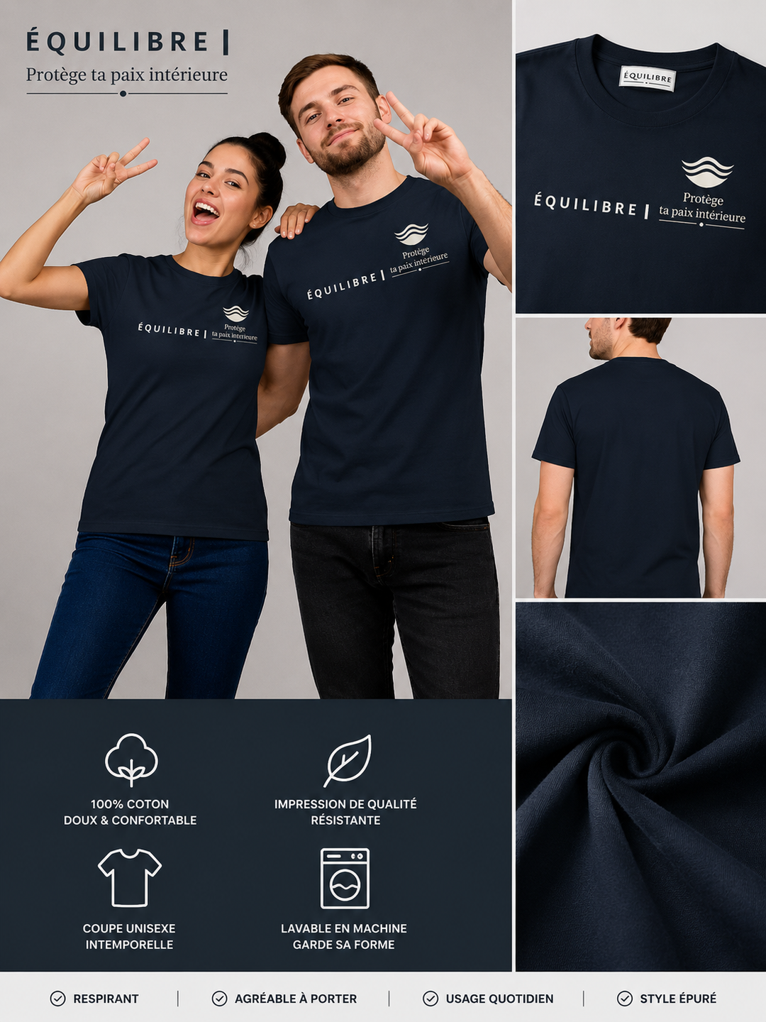 T-Shirt | ÉQUILIBRE | Protect Your Inner Peace