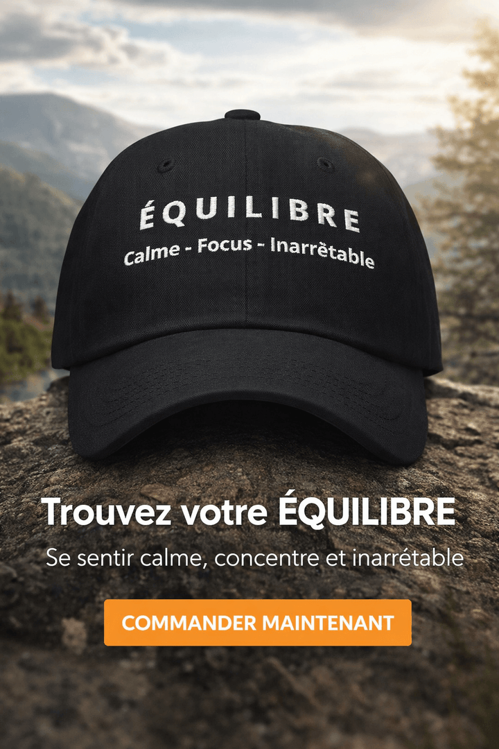 ÉQUILIBRE Calm Focus Unstoppable Cap comfortable casual wear headwear