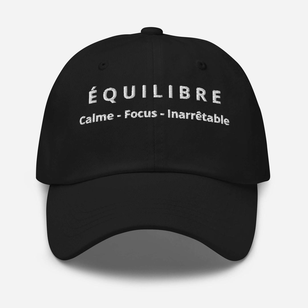 ÉQUILIBRE Calm Focus Unstoppable Cap modern minimalist fashion accessory