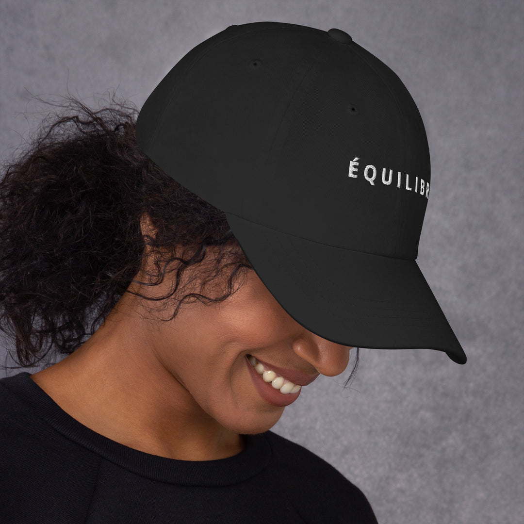  ÉQUILIBRE Signature Cap black color premium minimalist streetwear hat limited edition