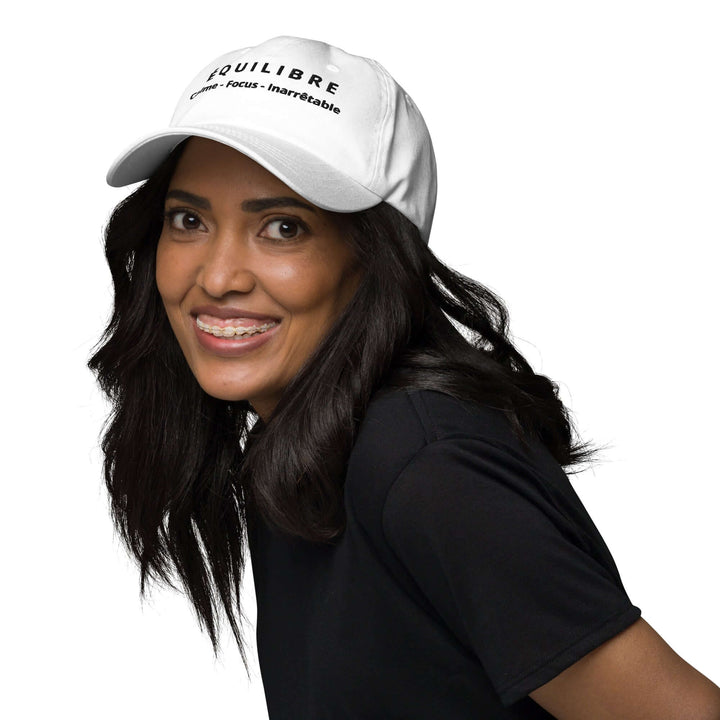 ÉQUILIBRE Calm Focus Unstoppable Cap color front view stylish cap limited stock