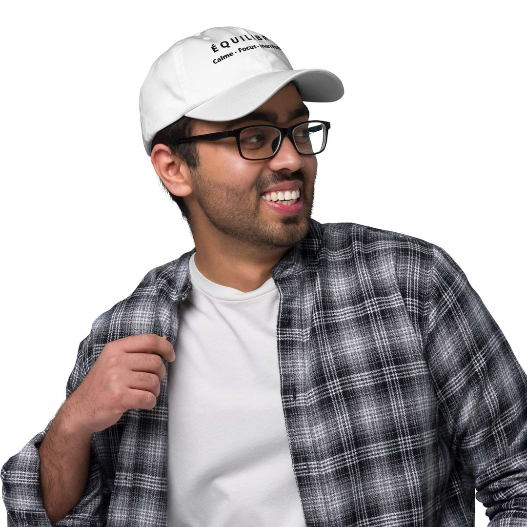 ÉQUILIBRE Calm Focus Unstoppable Cap high-quality embroidered logo cap