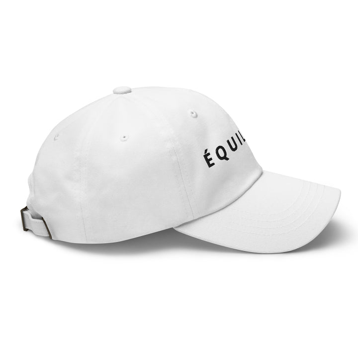  ÉQUILIBRE Signature Cap white color clean design stylish everyday wear minimalist cap