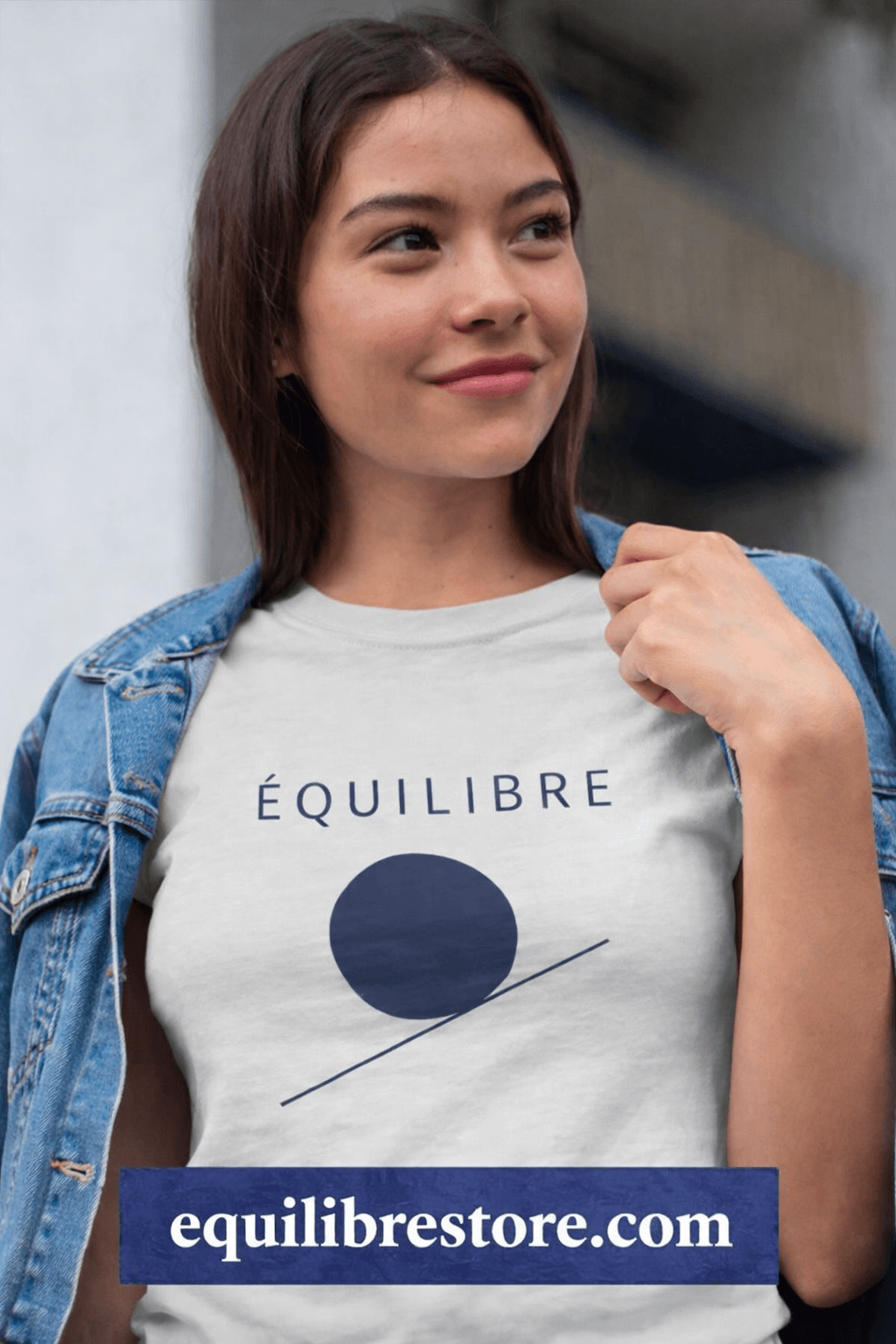 ÉQUILIBRE Minimalist Essence Tee clean design comfortable everyday wear simplicity style