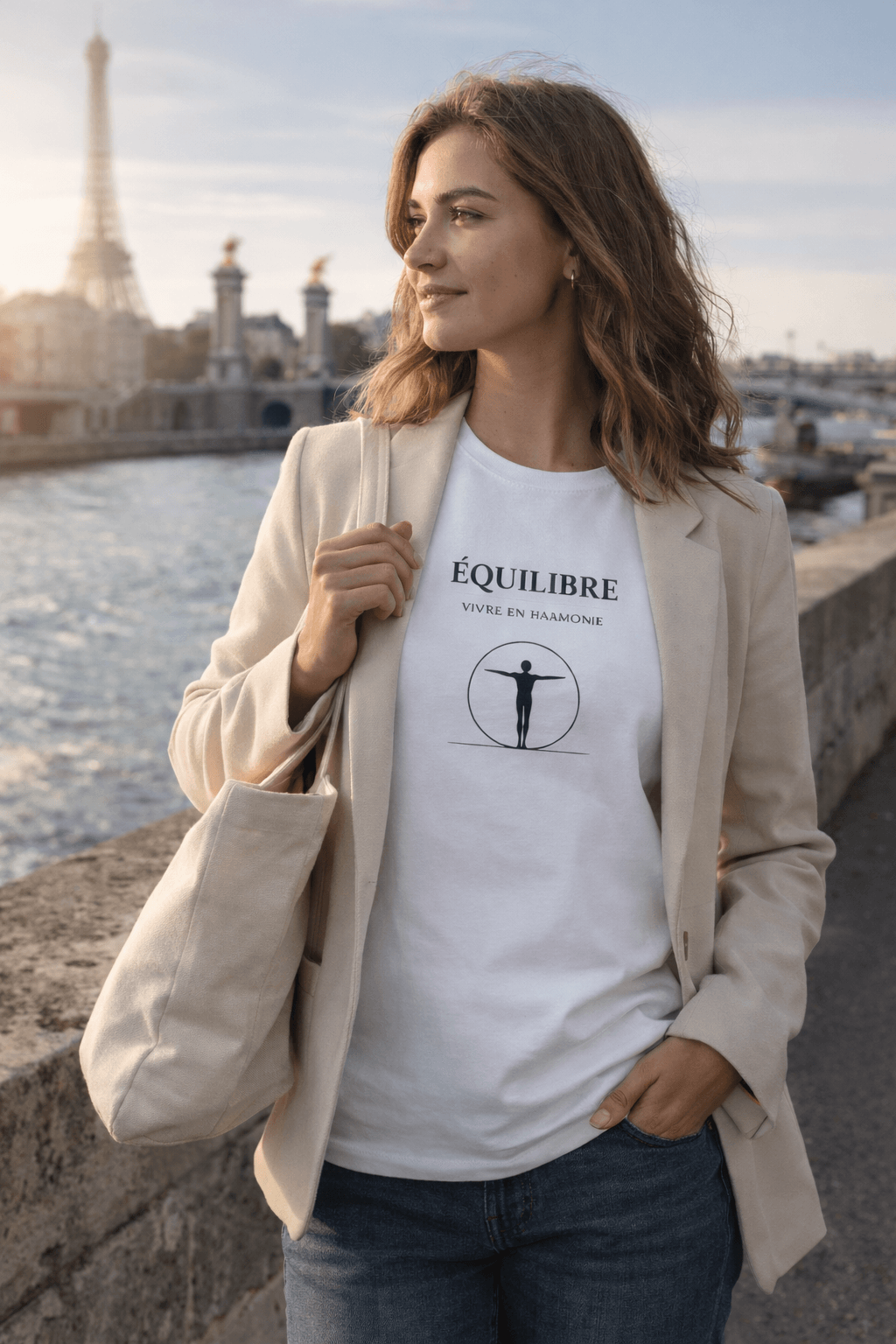 ÉQUILIBRE Live in Harmony Tee comfortable everyday wear slow down feel better
