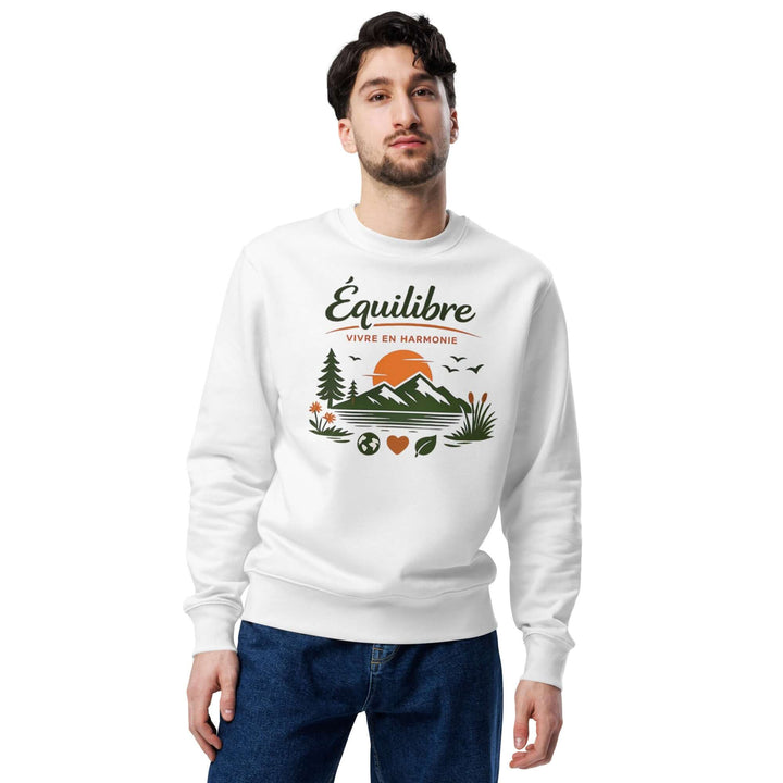 ÉQUILIBRE Live in Harmony Sweatshirt  full view relaxed fit cozy wear