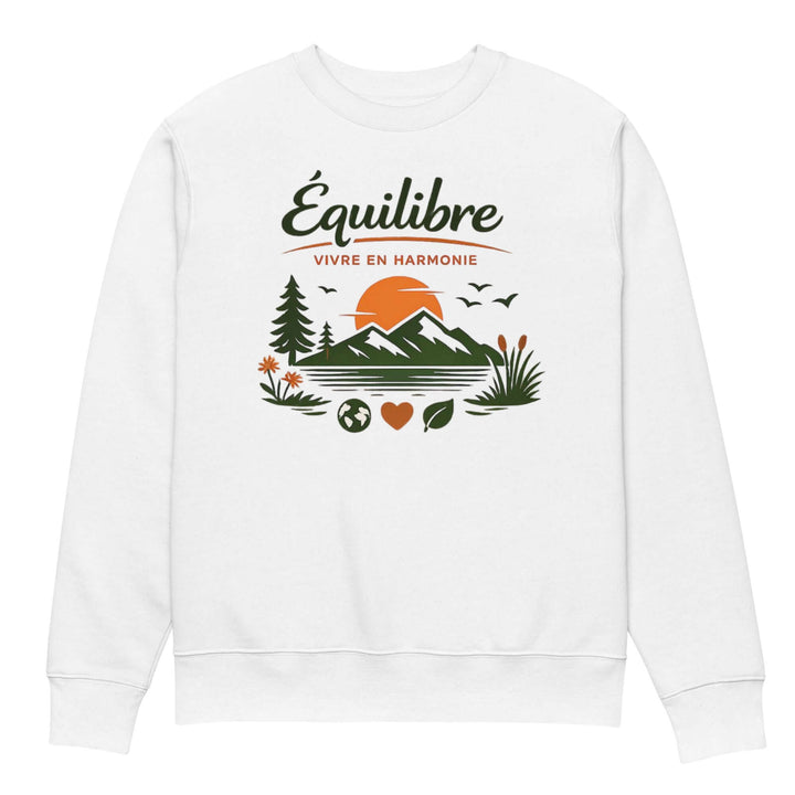 ÉQUILIBRE Live in Harmony Sweatshirt aesthetic look peaceful streetwear vibe