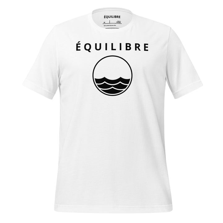 ÉQUILIBRE Signature Balance Tee Minimalist PREMIUM T-Shirtworn casually confident lifestyle minimalist everyday outfit