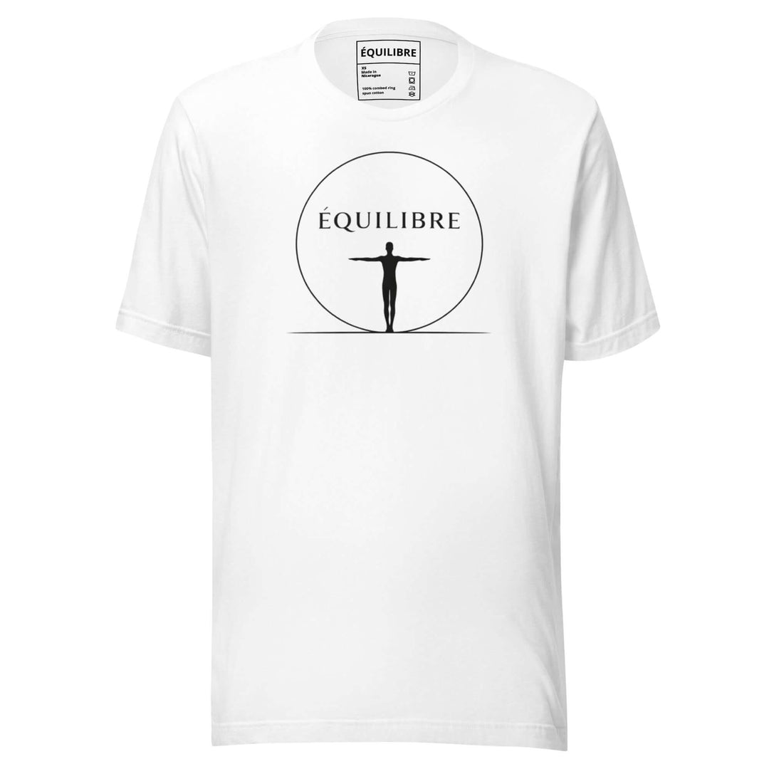 ÉQUILIBRE Signature Balance Tee  front view clean design minimalist casual fashion