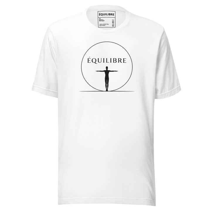 ÉQUILIBRE Signature Balance Tee  front view clean design minimalist casual fashion
