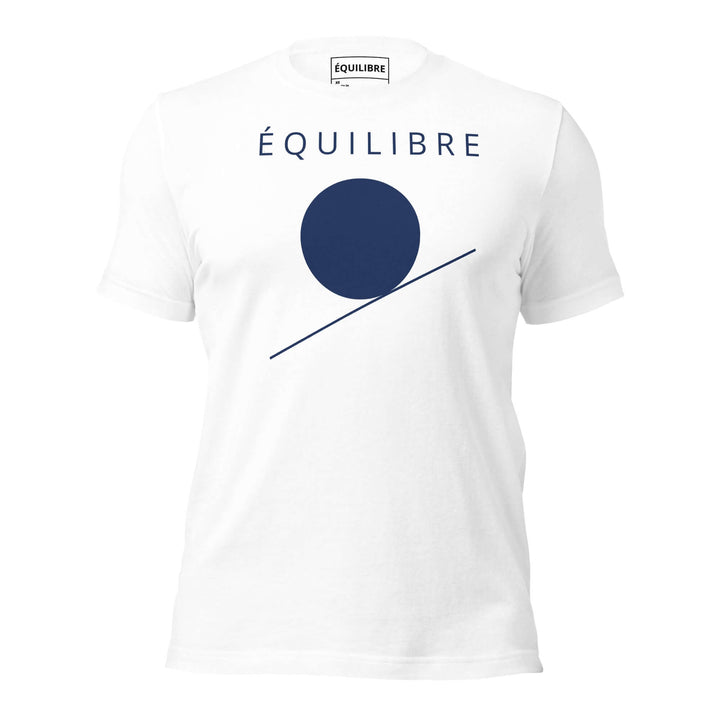 ÉQUILIBRE Minimalist Essence Tee front view simple aesthetic modern casual fashion